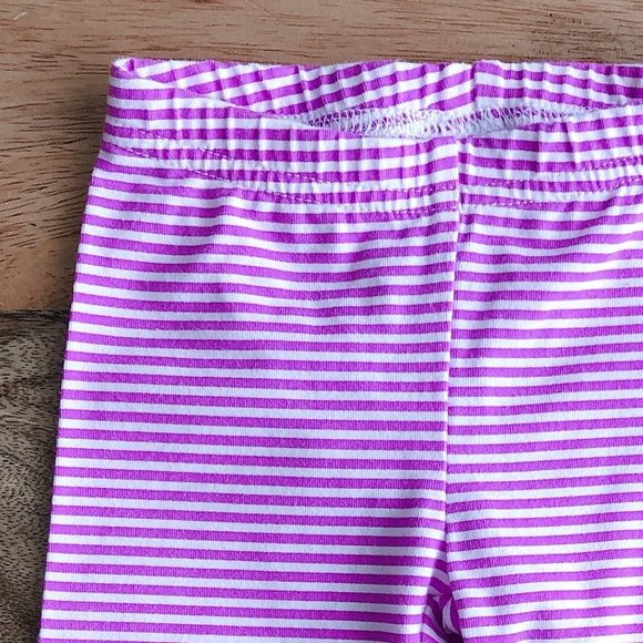🧸 SALE! (5/$15, 8/$22, 12/$30) Carter’s baby leggings 6m pink stripe girls pant - Picture 1 of 5